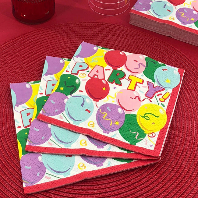 Dining Collection Lunch Napkins - Party Balloons - (#24202)