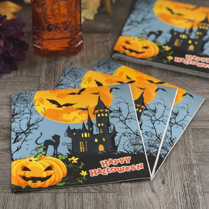 Halloween Lunch Napkins - Haunted Castle (#24254)