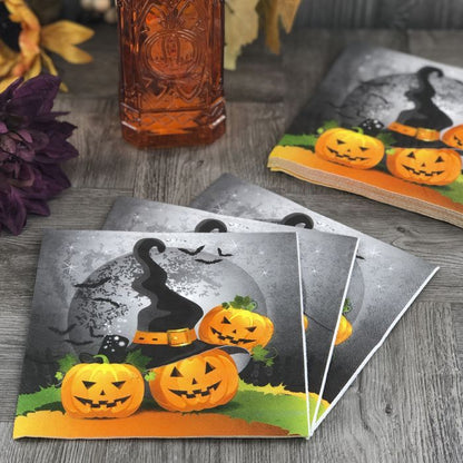 Halloween Lunch Napkins - Full Moon Fright (#24257)