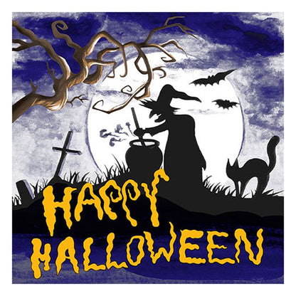 Halloween Lunch Napkins - Happy Halloween Witch (#24258)