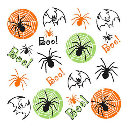 Halloween Lunch Napkins - Creepy Spiders & Bats (#24259)