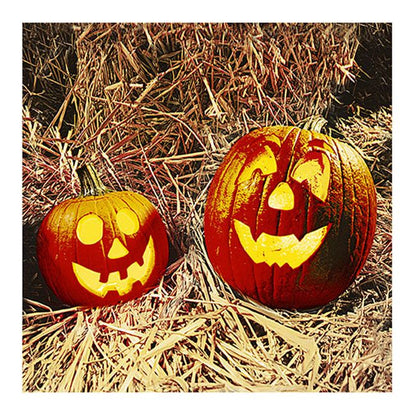 Halloween Lunch Napkins - Carved Pumpkins (#24263)