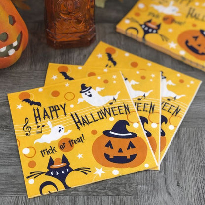 Halloween Lunch Napkins - Happy Halloween Medley (#24267)