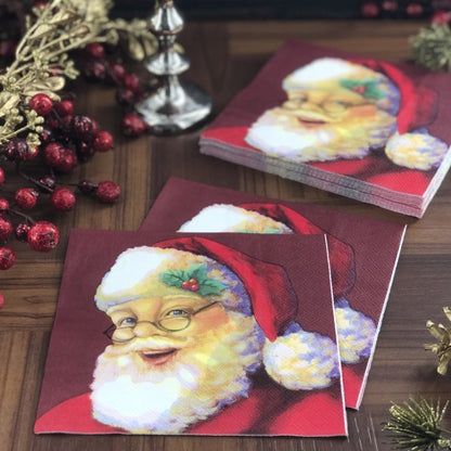 Christmas Lunch Napkins - Santa Claus (#24274)