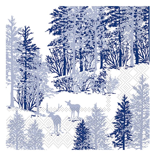 Christmas Lunch Napkins - Winter Wonderland (#24283)