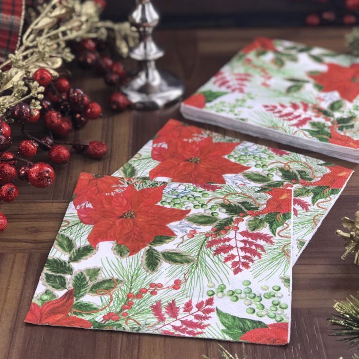 Christmas Lunch Napkins - Christmas Foliage (#24285)