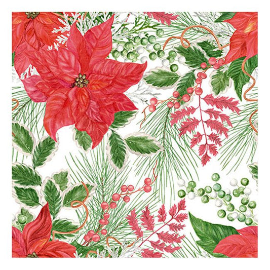 Christmas Lunch Napkins - Christmas Foliage (#24285)