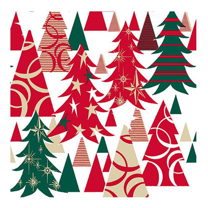 Christmas Lunch Napkins - Sparkle & Shine Trees (#24286)