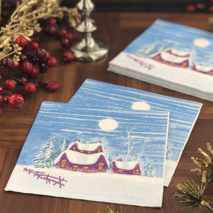 Christmas Lunch Napkins - Silent Night (#24289)