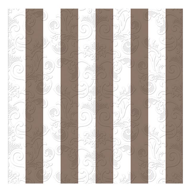 Dining Collection Lunch Napkins - Stripes of Copper - (#24305)