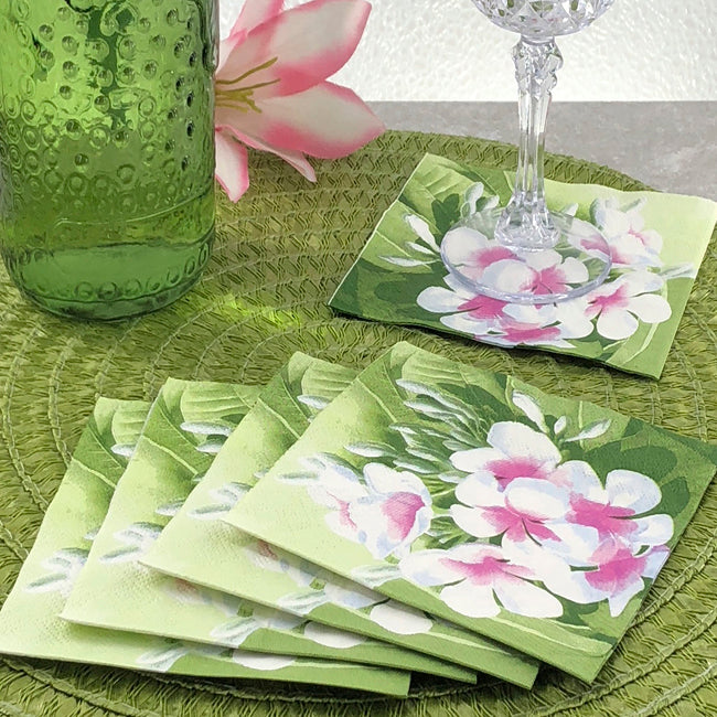 Dining Collection Cocktail Napkins - White Elegance (#24504)