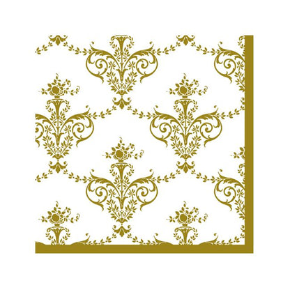 Dining Collection Cocktail Napkins - Royal Fleur-de-lis - (#24606)