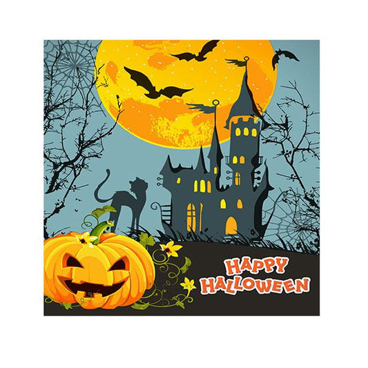 Halloween Cocktail Napkins - Haunted Castle (#24654)