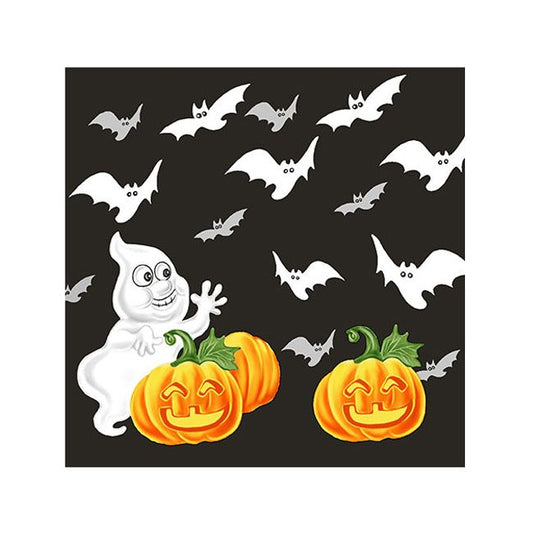 Halloween Cocktail Napkins - Ghost & Bats (#24655)