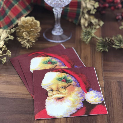 Christmas Cocktail Napkins - Santa Claus (#24662)