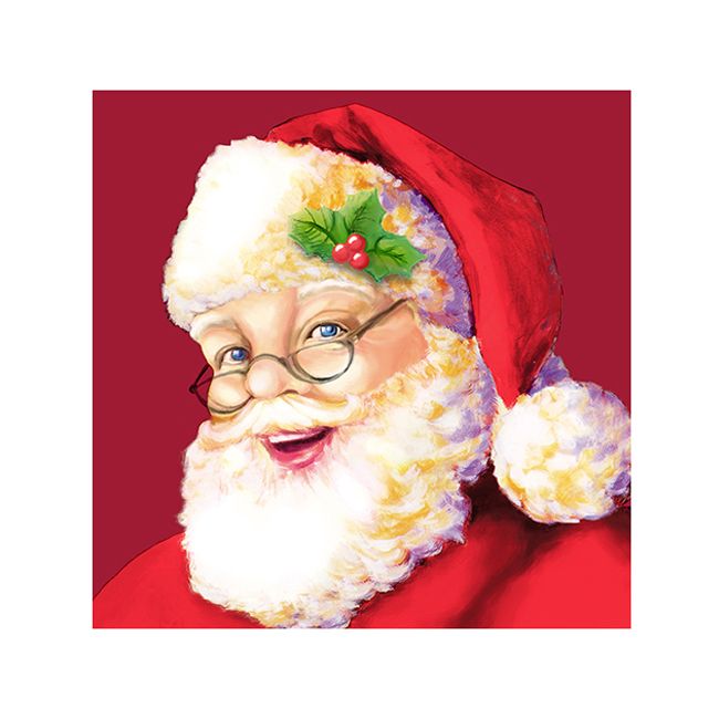 Christmas Cocktail Napkins - Santa Claus (#24662)