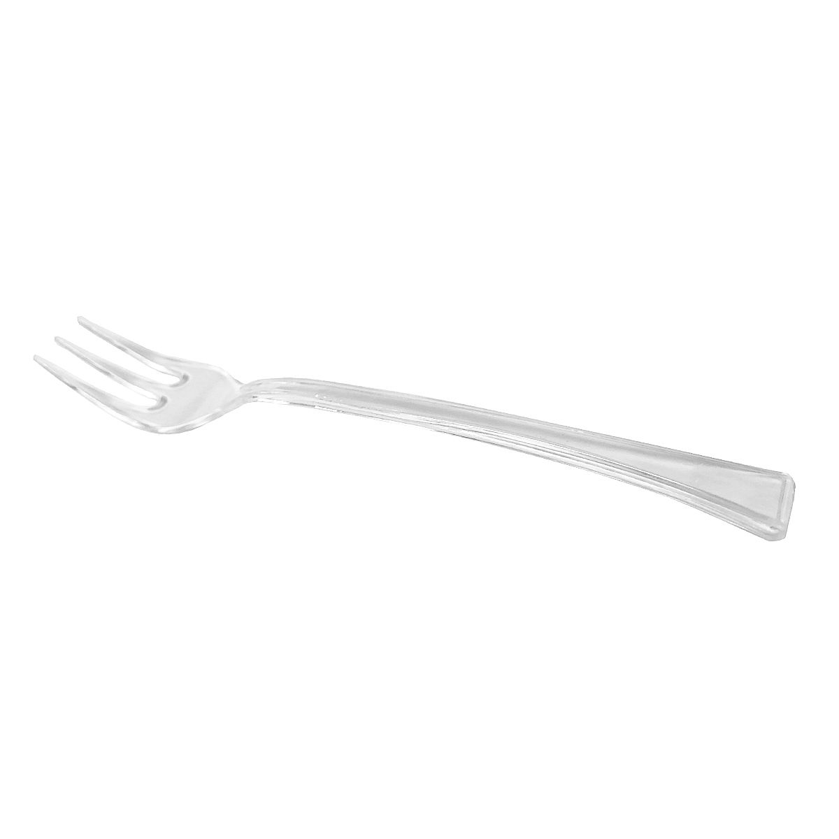 Mini Forks - Clear Plastic - 40 ct. (#26001)