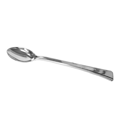 Mini Spoons - Silver Plastic - 40 ct. (#26010)