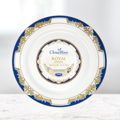 ChinaWare Royal Series - 9" Dinner Plates (#07764)